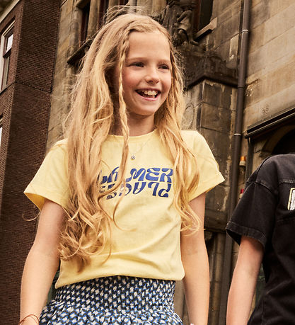 Indian Blue Jeans T-shirt - Pale Banana