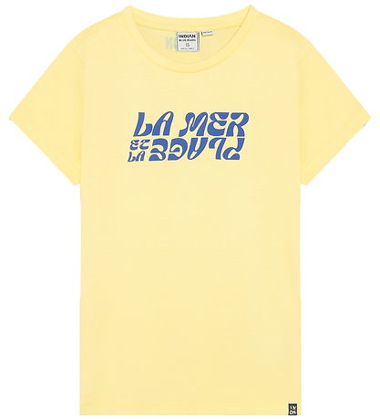 Indian Blue Jeans T-shirt - Pale Banana