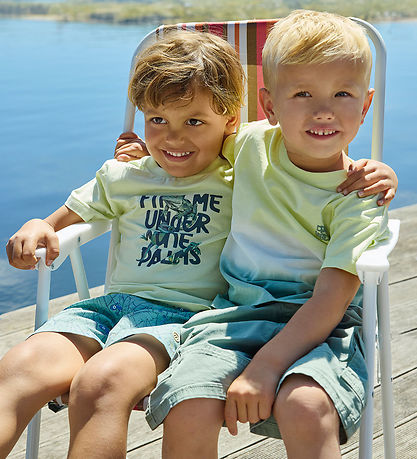 Minymo Badeshorts - AOP - Lily Pad