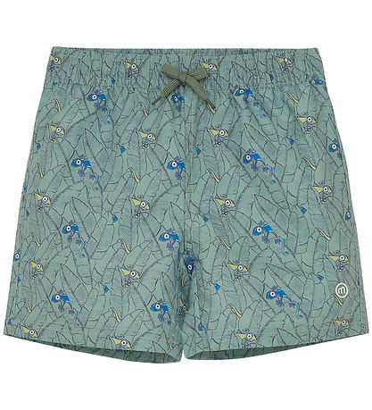 Minymo Badeshorts - AOP - Lily Pad