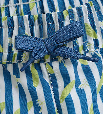 Minymo Badeshorts - AOP - Dutch Blue