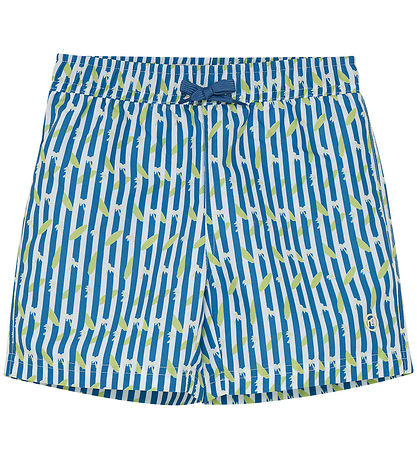 Minymo Badeshorts - AOP - Dutch Blue