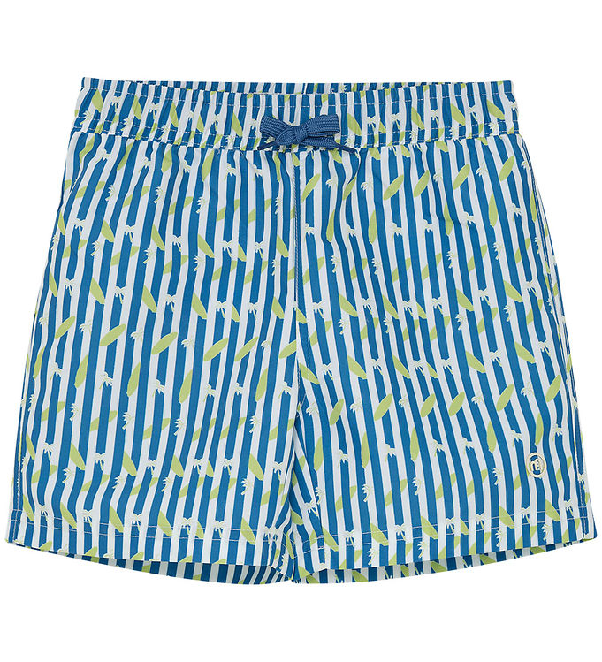 Minymo Badeshorts - AOP - Dutch Blue