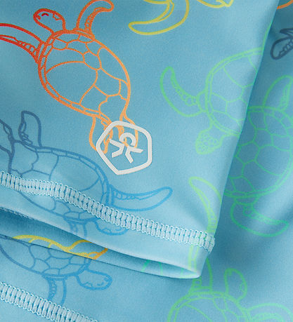 Color Kids Badebukser - AOP - Cerulean