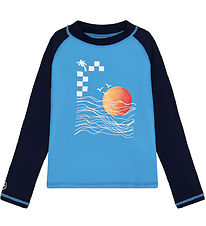 Color Kids Badebluse - UV60 -  Azure Blue