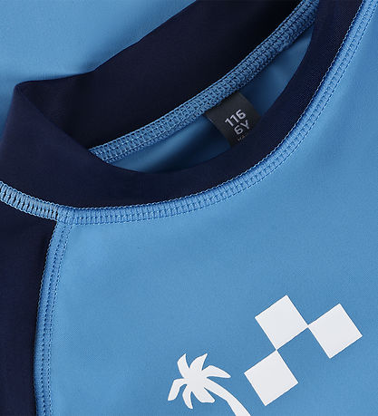 Color Kids Badebluse - UV60 -  Azure Blue