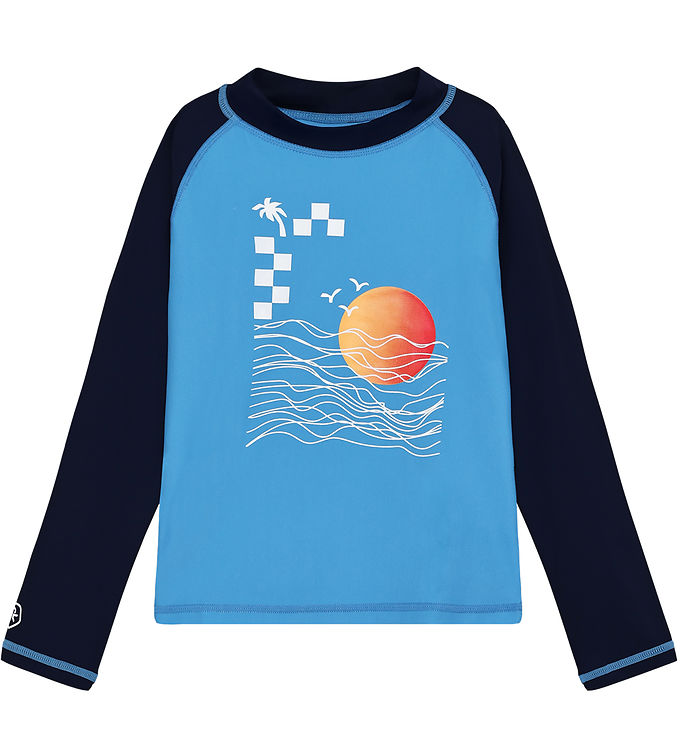 Color Kids Badebluse - Azure Blue