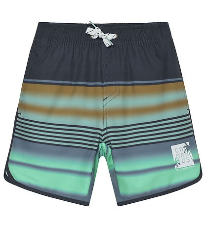 Color Kids Badeshorts - AOP - Fennel Seed
