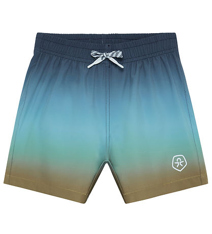Color Kids Badeshorts - AOP - Turbulence