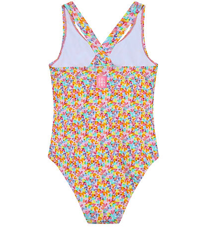 Color Kids Badedragt - AOP - Cabbage