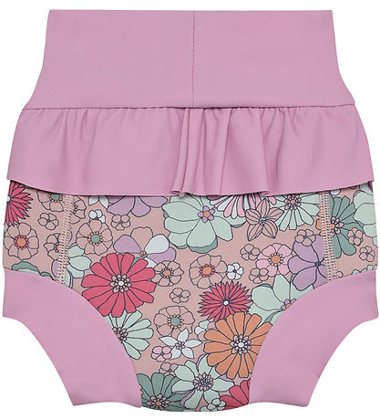 Color Kids Blebadebukser - AOP - Lavender Mist