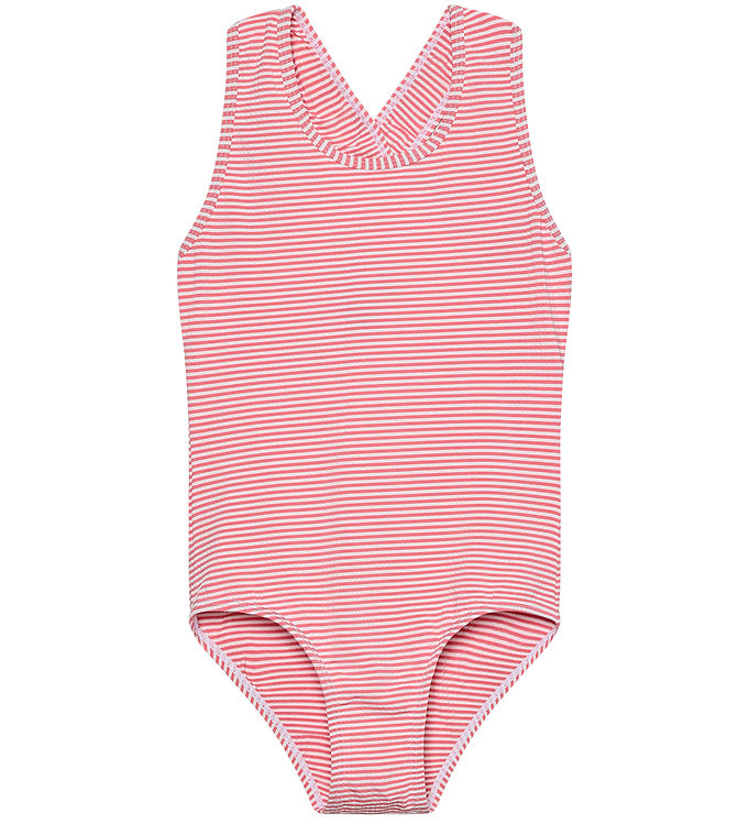 Color Kids Badedragt - Pink Lemonade m. Striber