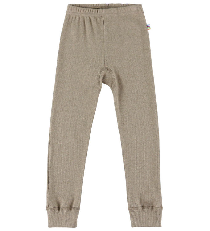 Joha Leggings - Rib - Mørk Beige