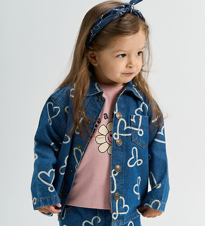 The New Skjorte - TnstShea - Medium Blue Denim AOP