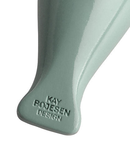 Kay Bojesen Nøglering - Fugl/Sølv - Naturlæder/Green