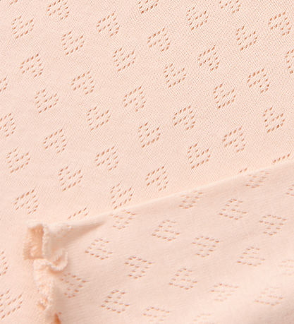 Copenhagen Colors Bluse - Pointelle Heart - Dusty Rose