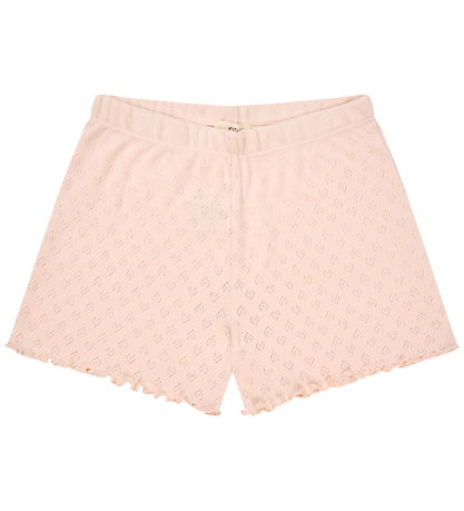 Copenhagen Colors Shorts - Pointelle Heart - Dusty Rose