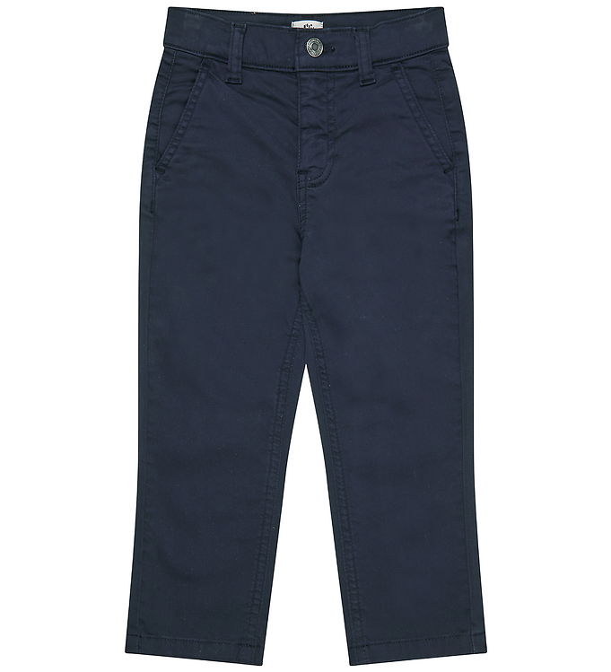 TWILL BUKSER SLIM FIT - NAVY - NAVY / 86