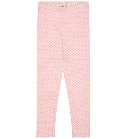 Copenhagen Colors Leggings - Crepe - Pink m. Tern