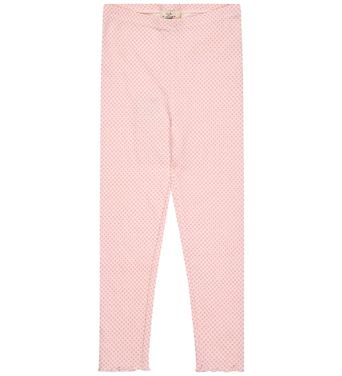 Copenhagen Colors Leggings - Crepe - Pink m. Tern