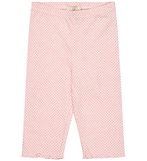 Copenhagen Colors Leggings - 3/4 - Crepe - Pink m. Tern