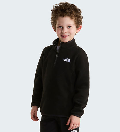 The North Face Fleecetrøje - Kid Glacier - 1/4 Zip - Sort