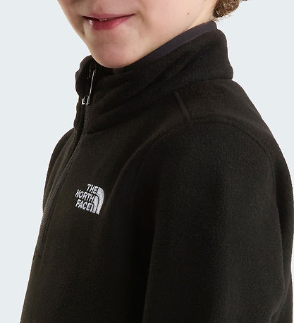 The North Face Fleecetrøje - Kid Glacier - 1/4 Zip - Sort