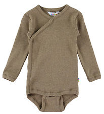 Joha Slå-om Body l/æ - Rib - Mørk Beige