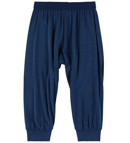 Joha Nattøj - Bambus - Blå m. Havdyr