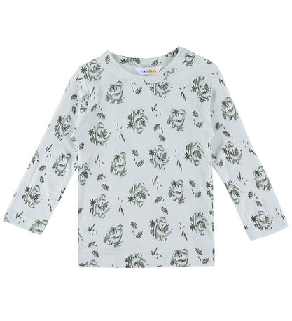Joha Blouse - Bamboo - Mint w. Dinosaurs