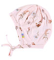 Joha Baby Hat - Bamboo - Pink w. Flowers