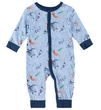 Joha Nightsuit - Bamboo - Blue w. Sea animals