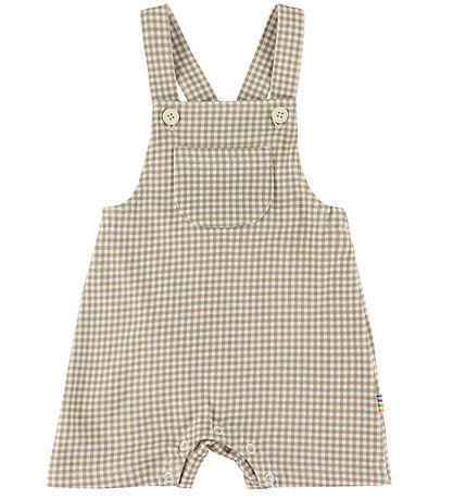 Joha Barboteuse d'Été - Marron Clair av. Carreaux