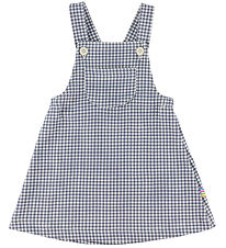 Joha Kjole - Pinafore - Mørkeblå m. Tern