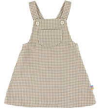 Joha Kjole - Pinafore - Lysebrun m. Tern
