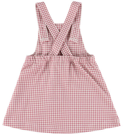 Joha Kjole - Pinafore - Mørkerosa m. Tern