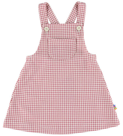 Joha Kjole - Pinafore - Mørkerosa m. Tern