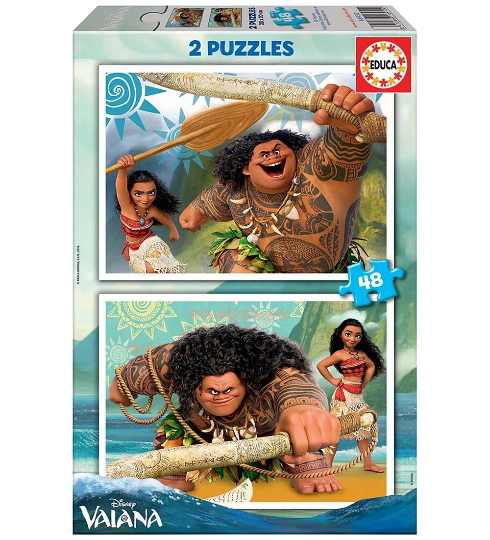 EDUCA BORRAS Disney Vaiana puzzle 2x48pcs