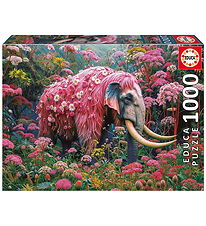 Educa Puslespil - 1000 Brikker - Floral Elephant