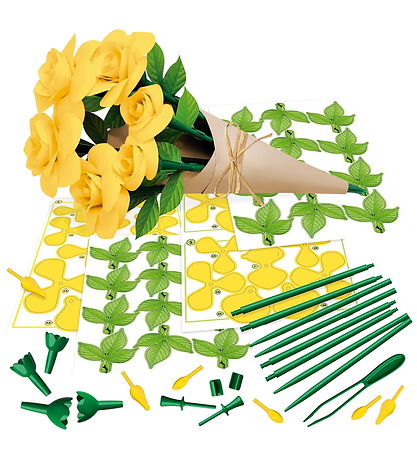 Educa Floral Art - 6 Yellow Roses