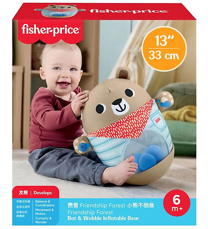 Fisher-Price Aktivitetsbamse - Outdoor Explorers Bat & Wobble Be