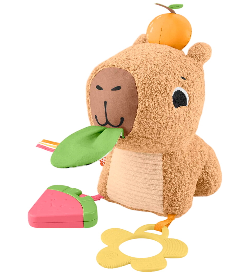 Fisher-Price Aktivitätskuscheltier - 20 cm - Kuschelig-snackiges - Fisher-Price - One Size - Motorikspielzeug