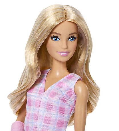 Barbie Dukke - 30 cm - Fashionista - Pink Plaid Blonde m. Gips
