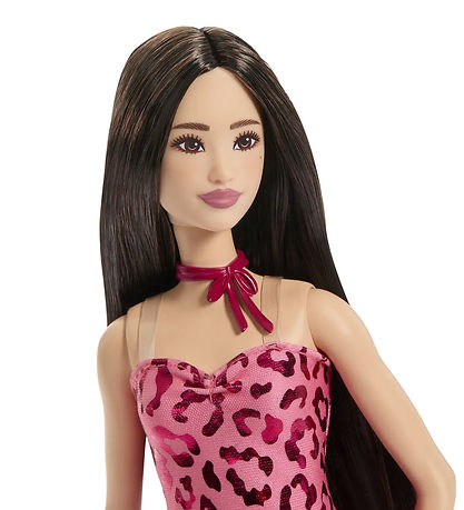 Barbie Dukke - 30 cm - Fashionista - Pink Leopard Brunette