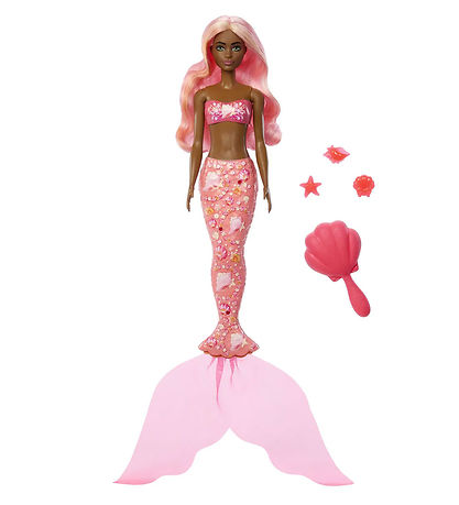 Barbie Dukke - 30 cm - Color Reveal Mermaid Treasures - Assort.