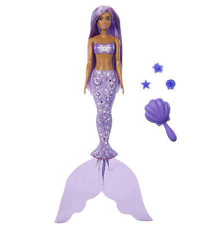 Barbie Dukke - 30 cm - Color Reveal Mermaid Treasures - Assort.