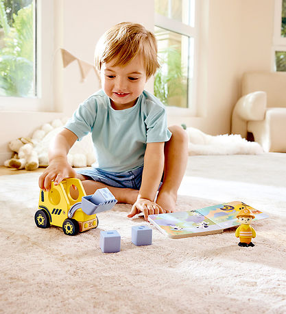 Hape Legetøjsbil - The Buzzing Bulldozer m. Lyd