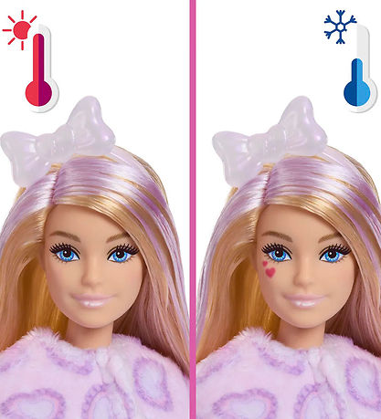 Barbie Dukke - Cutie Reveal Sweet Bows - Purple Kitten