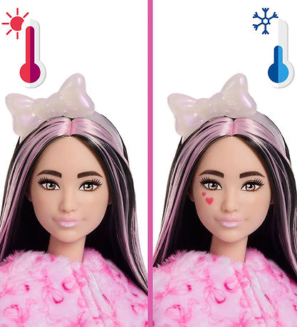 Barbie Dukke - Cutie Reveal Sweet Bows - Pink Lamb