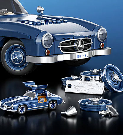 Hot Wheels Bil - Brick Shop Premium Series - Mercedes-Benz